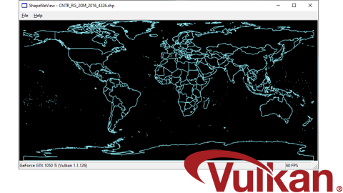 Screenshot Vulkan Application